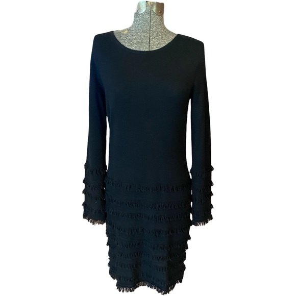 Trina Turk fringe sweater dress. EUC - Picture 4 of 8